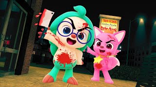 REAL SCARY Pinkfong and SCARY Hogi In Garrys Mod [upl. by Nomar]