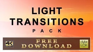 Light Leaks Transitions 4K  Free Download [upl. by Lorita]