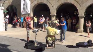 Flashmob Waltz n2 de shostakovich Plaza de Abastos de Pontevedra [upl. by Alana]