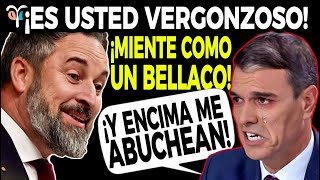 💥¡LA COLOSAL PITADA a SÁNCHEZ💥 Por MENTIR sobre ABASCAL que SE VIENE ARRIBA y le DA UNA TUNDA [upl. by Shana]