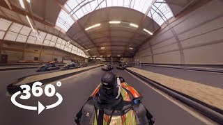 GoKart Racing 360° Video Experience [upl. by Lahcar497]