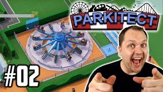 Der Wellenreiter und ein Teich  Parkitect Lets Play 02 [upl. by Niamart]