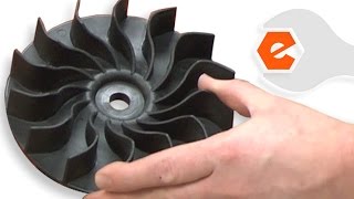 How to Replace the Impeller on an Echo PB250 Blower Part  E100000070 [upl. by Ahcrop174]