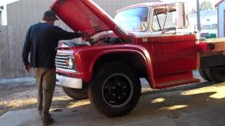 1963 Ford F600 Stake BedMP4 [upl. by Syverson554]