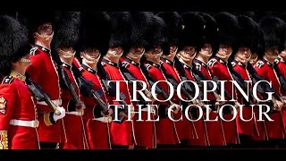 Trooping The Colour 2013 Queens Official Birthday Parade Welsh Guards [upl. by Aerdnaek214]