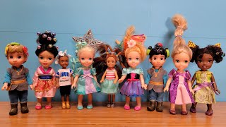 Crazy hair day  Elsa amp Anna toddlers at school  Barbie dolls [upl. by Frymire]