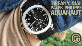 Quick Look TIFFANY Dial  PATEK PHILIPPE AQUANAUT Ref 5167 [upl. by Leachim]