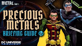 DCUO Episode 35 quotPrecious Metalsquot Briefing Guide and Reward  Merciless Drachma Base Item [upl. by Leshia218]