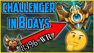 How I Got Challenger in 8 Days 83 WIN RATE 5 Tips for Climbing Elo FAST  League of Legends [upl. by Dorn]