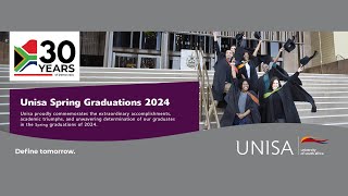 2024 Unisa Spring Graduation  20 September 2024  1400 PM Ceremony [upl. by Nolahp]