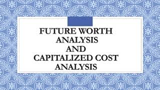 Future Worth  Fundamentals of Engineering Economics [upl. by Anoirtac]