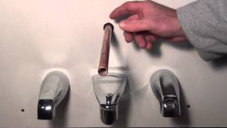 How to remove and replace a tub spout Different Types Plumbing Tips [upl. by Dygert]