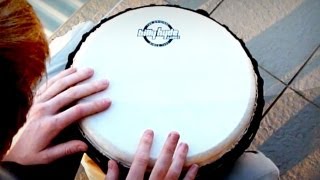 Hand Drum Tutorial Finger Roll Lesson [upl. by Nosreh]