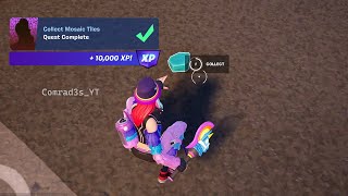 How to Collect Mosaic Tiles Fortnite [upl. by Eniarral974]