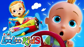 2H  Vehicles Song 🚙🚌 Toddler Music and Kids Melodies by LooLoo Kids [upl. by Rehprotsirhc609]