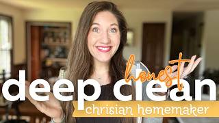 Deep Clean With Me  Christian Homemaker [upl. by Hoes]