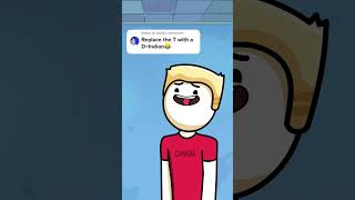 Replace the T with a D Equals Indian animation meme shorts [upl. by Richmal]