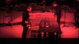 Steve Reich Nagoya Marimbas by Patrick Frenking and Casey Kell [upl. by Ecinom]