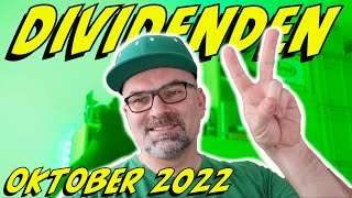 Dividenden Einnahmen Oktober 2022  Patricks Finanzen  Video 396 [upl. by Acimat]