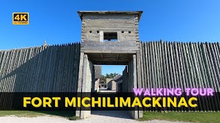 Fort Michilimackinac Tour in Mackinaw City Michigan Things to See  Random Travel Instinct [upl. by Hodosh]