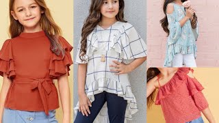 Top Design for Girls  Stylish Top Design For Kid Girls [upl. by Einnoc]