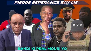 Pierre Mete Lis Non Bandi Ki Pa Lwen Pou Mouri Yo Barbecue Anons Le Li Pral Pran Pierre Esperance [upl. by Noryahs581]