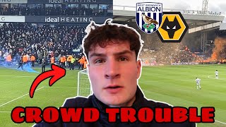 WEST BROM VS WOLVES  NASTY SCENES RUIN THE BLACK COUNTRY DERBY [upl. by Leventis]