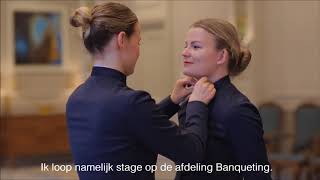 Business School Notenboom student Rowanne loopt stage bij Waldorf Astoria Amsterdam [upl. by Acinahs]