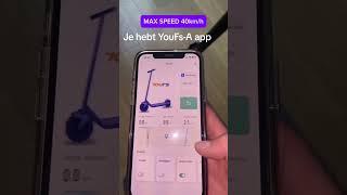 xiomi e scooter Max 40kmh speed hack app [upl. by Hesper657]