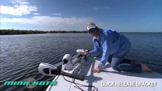 Minn Kota Trolling Motor Quick Release Bracket [upl. by Profant]