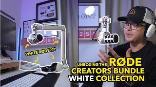 RØDE Creators Bundle WHITE COLLECTION  Unboxing Video [upl. by Holmun862]