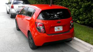 Chevy sonic 14 turbo muffler delete [upl. by Nnarefinnej]