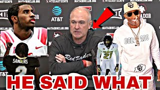 🚨Texas Tech HC Joey McGuire Is Going VIRAL For Saying This About Shedeur Sanders amp Well Off Media‼️ [upl. by Cilla668]