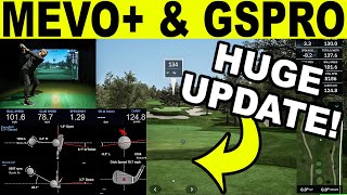 Flightscope Mevo Plus  GSPRO UPDATE Fusion Tracking RCT Support amp More [upl. by Llywellyn398]