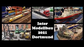 Inter Modellbau Messe Dortmund 2021 Mein Rundgang Modellbahn Boote Panzer RC Diorama Figuren ScyFi [upl. by Yrrok272]