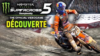 Monster Energy Supercross 5  Découverte amp Gameplay FR [upl. by Nospmis]