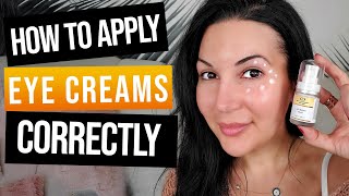 How To Apply EYE Cream correctly STOP causing wrinkles  Skincare by Fenya  Guidance to Glow [upl. by Yelsel367]