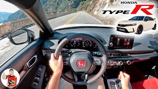 The 2023 Honda Civic Type R is FWD Fun Perfected POV Drive Review [upl. by Nakeber]