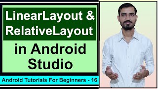 Linear Layout amp Relative Layout In Android Studio by Deepak  Android Tutorials Hindi [upl. by Franci223]