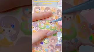 CUTE GLASS decoration sticker journaling tiktok compilation [upl. by Yevreh]