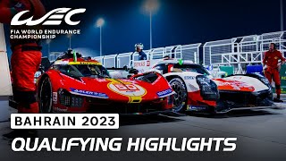 Qualifying Highlights I 2023 8 Hours of Bahrain I FIA WEC [upl. by Sandor]