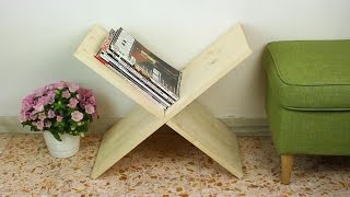 X Shaped Magazine Rack [upl. by Katherina]