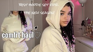 COMFRT haul review  Best hoodie set for fall [upl. by Rab]