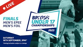 British Cadet National Championships 2023 – Mens Epee and Mens Foil Finals [upl. by Neeli]