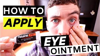 🔴Eye Ointment  How to Apply Eye Ointment Simple [upl. by Emily]