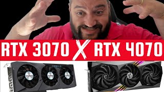 RTX 3070 vs RTX 4070  Tested in 12 games [upl. by Attaynek]