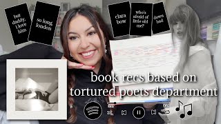 book recs based on songs from the tortured poets department 📖🪶🕯️📜🤍 [upl. by Valida]