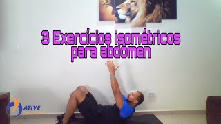 3 Exercícios isométricos de abdômen para fazer em casa [upl. by Felecia603]