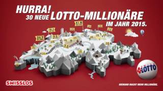 Swisslos Swiss Lotto  Niemand macht mehr Millionäre [upl. by Ailecara]