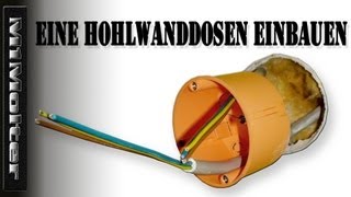 Hohlwanddose einbauen  Maße Montage Anleitung [upl. by Goran]